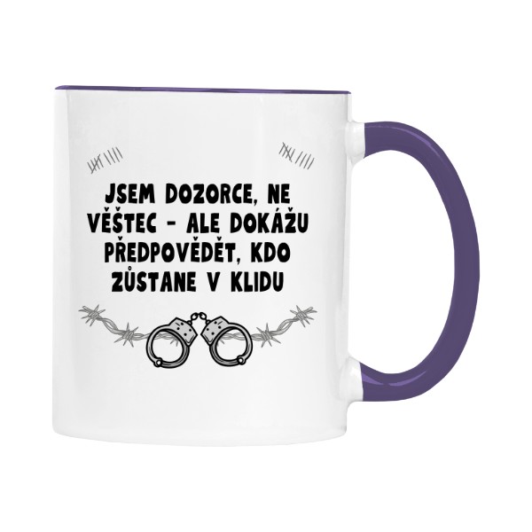 Hrnek malý barevný s potiskem Hrnek - Vězeňská 3