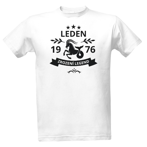 Tričko s potiskem Leden 1976 – Zrození legendy