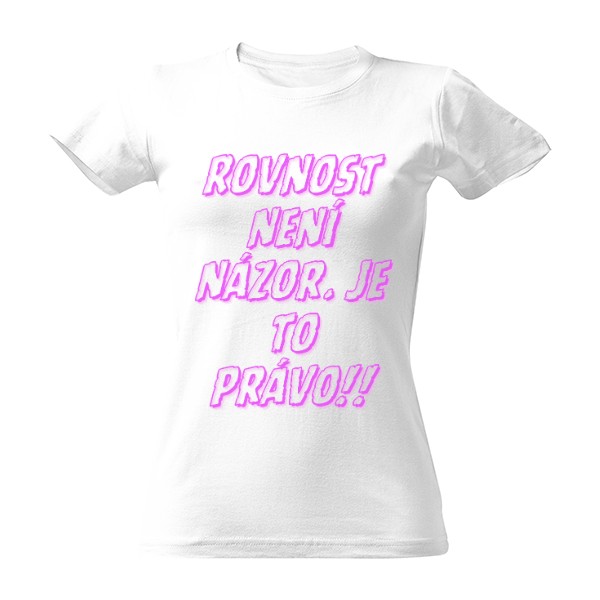 Tričko s potiskem LGBT - Rovnost 3