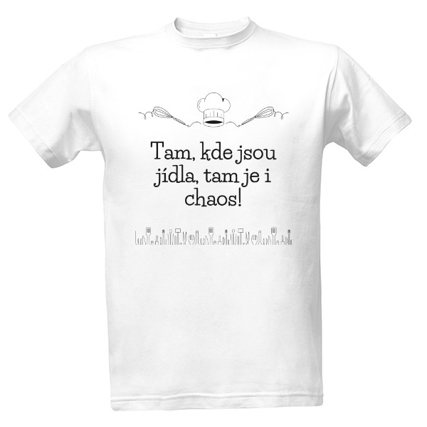 Tričko s potiskem Tričko - Kuchař 4