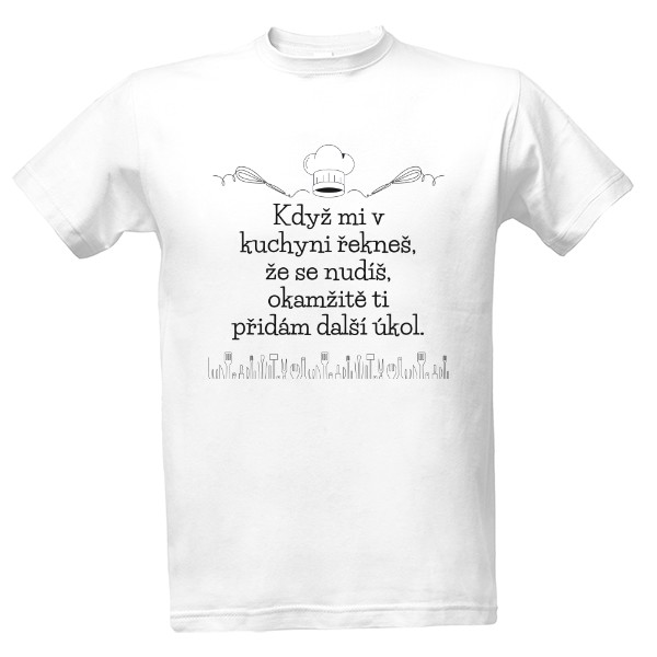 Tričko s potiskem Tričko - Kuchař 5